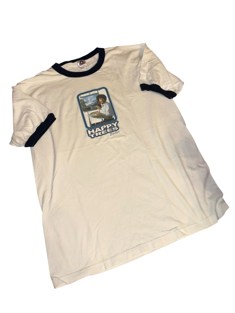 Vintage Happy Trees Bob Ross tee